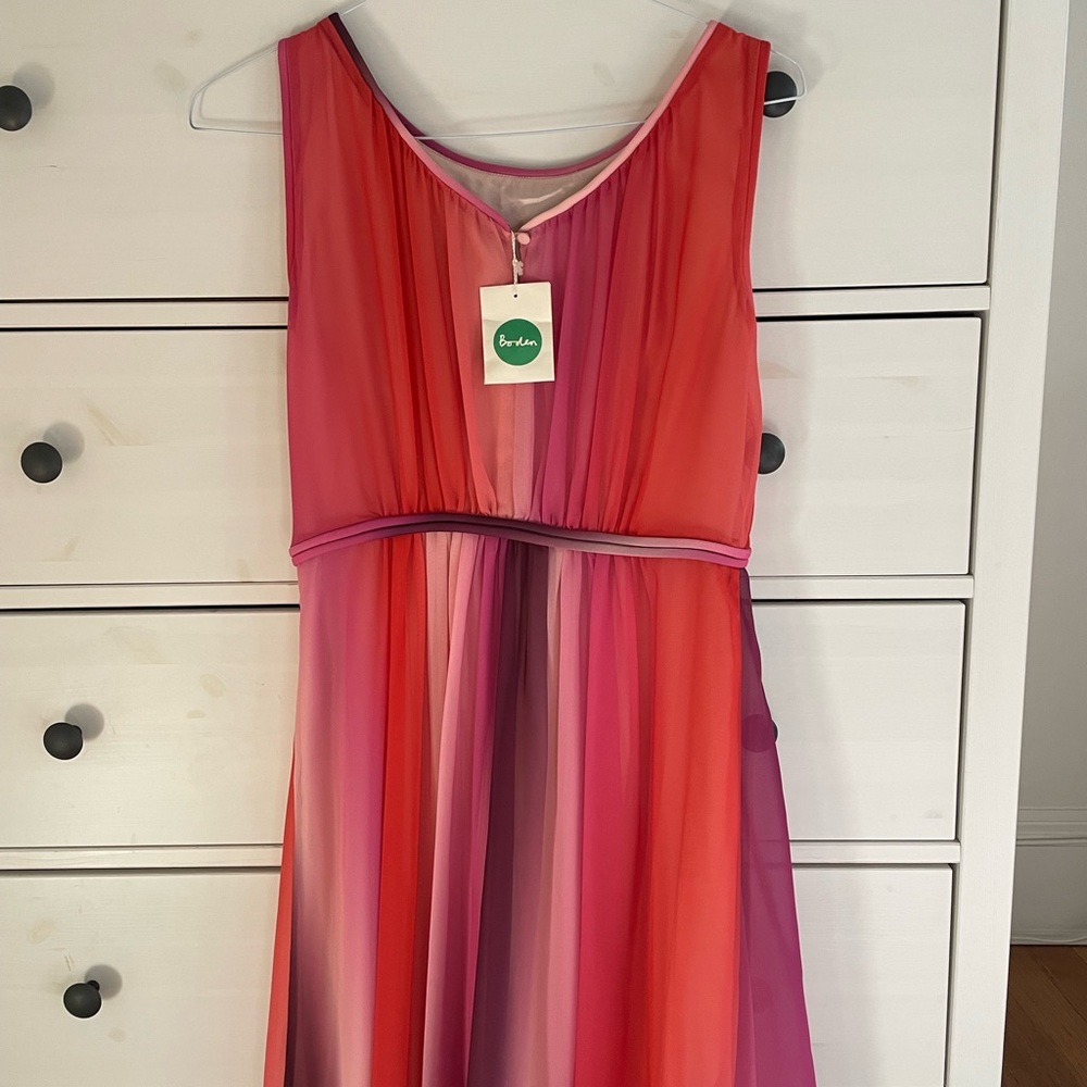 Boden chiffon dress - new with tags